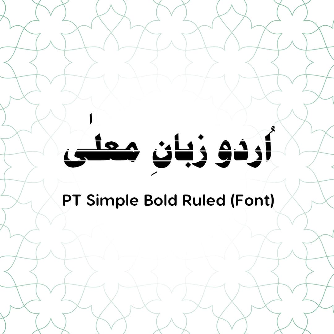 PT Simple Bold Ruled