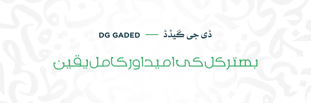 DG Gaded thin Urdu font