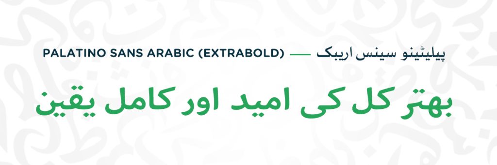 Palatino Sans Arabic - Extrabold