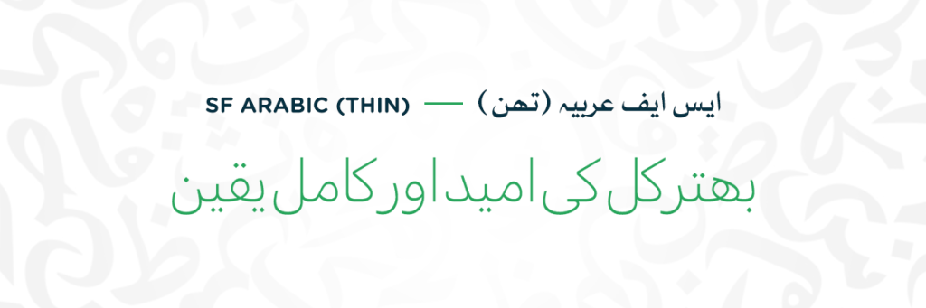 SF Arabic (Thin)