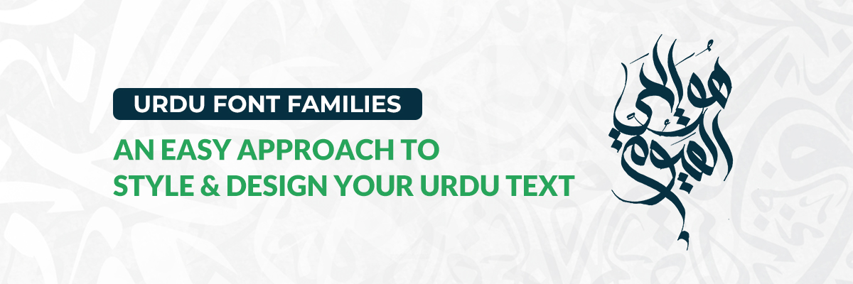 Urdu Font Families