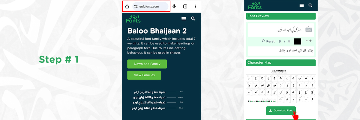 Urdu Fonts PixelLab