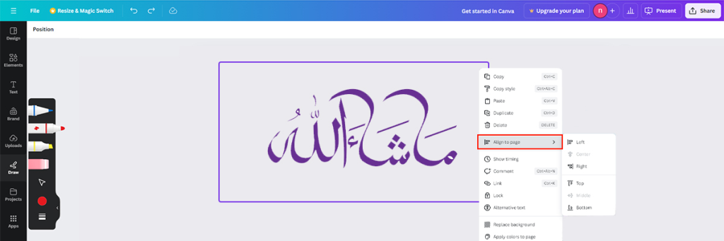 tips for canva urdu content